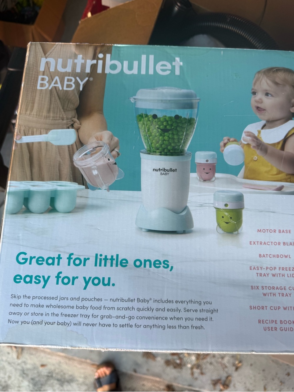 New NutriBullet Baby Complete Baby Food Making System